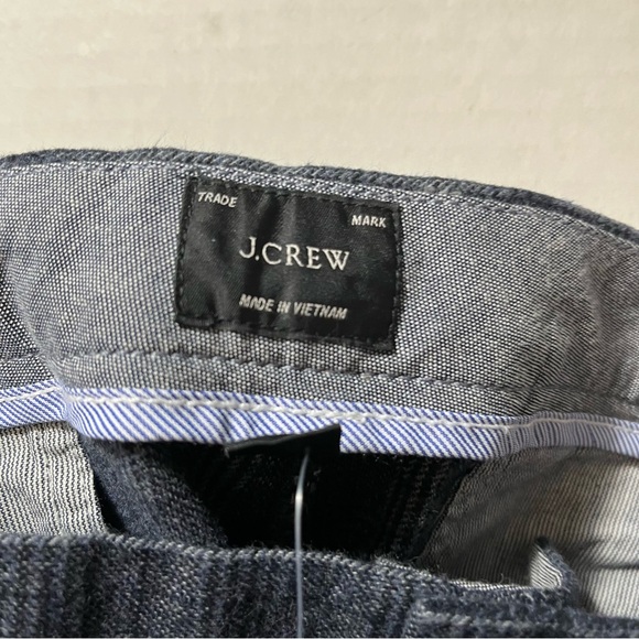 J Crew 484 Blue Pants/Trousers 36Wx32 Cotton Flannel SLIM Flat Front MSRP=$89.50 - Picture 3 of 7
